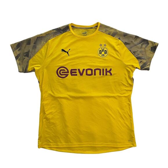 Puma Men's Yellow Borussia Dortmund 2019/20 Training Jersey XXL - Picture 1 of 4